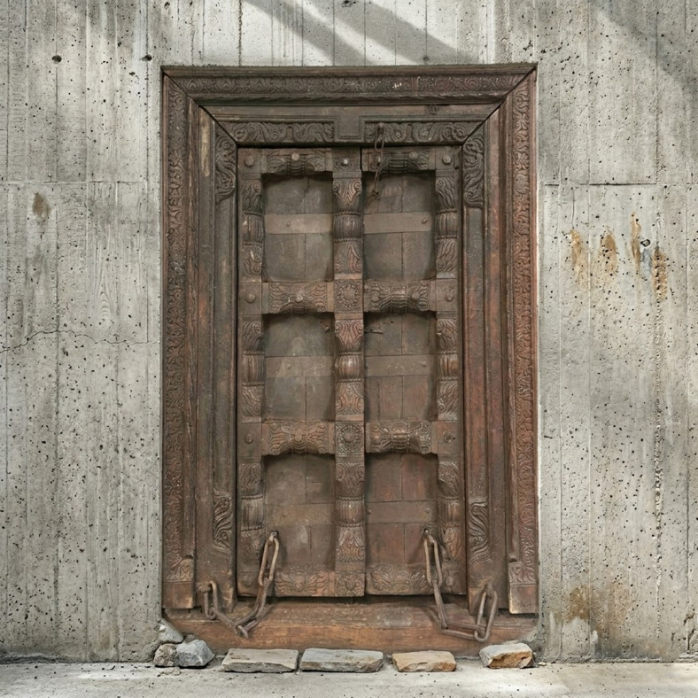 Sevda Wooden Door With Frame