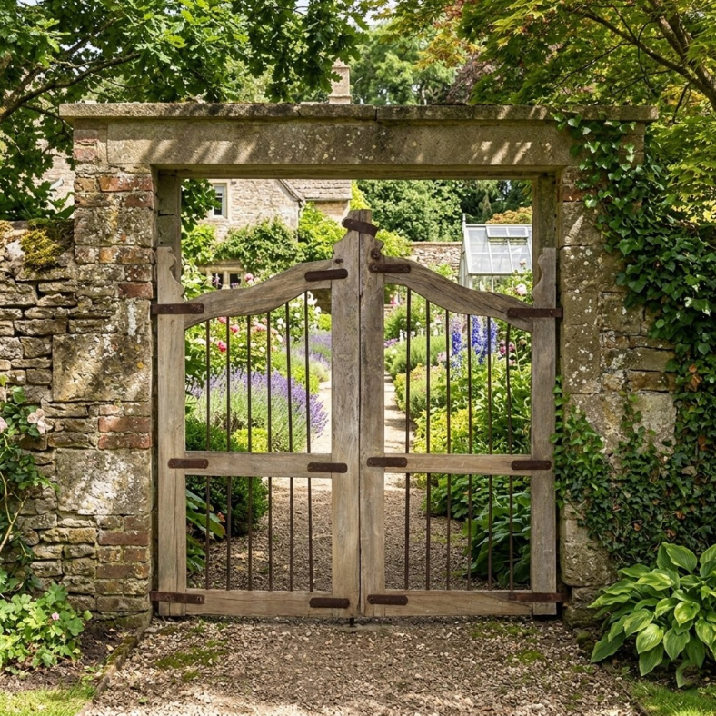 Ozlem Wooden Garden Gate
