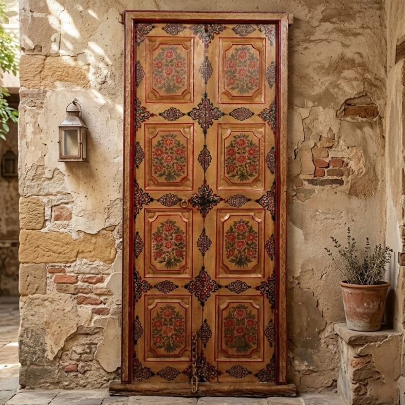 Esra Wooden Painted door Panel