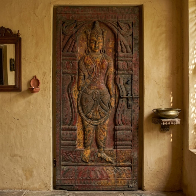 Erva Wooden Door Panel