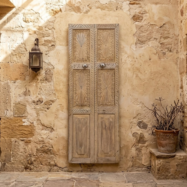 Musa Wooden Door Panel