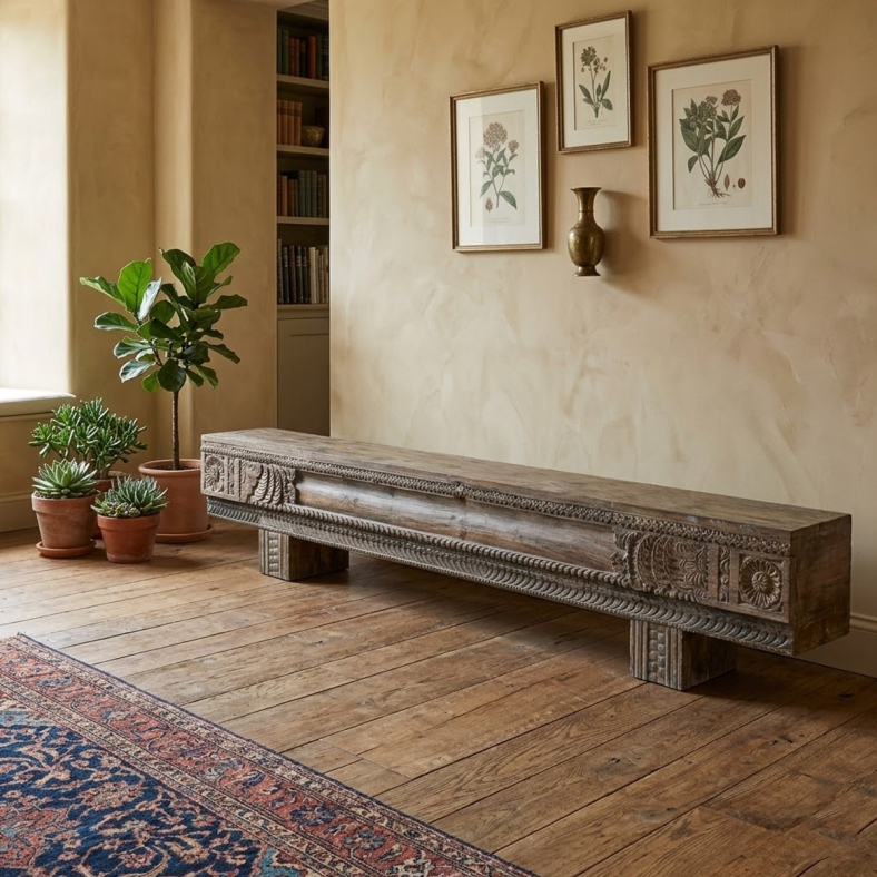 Handan Wooden Bench
