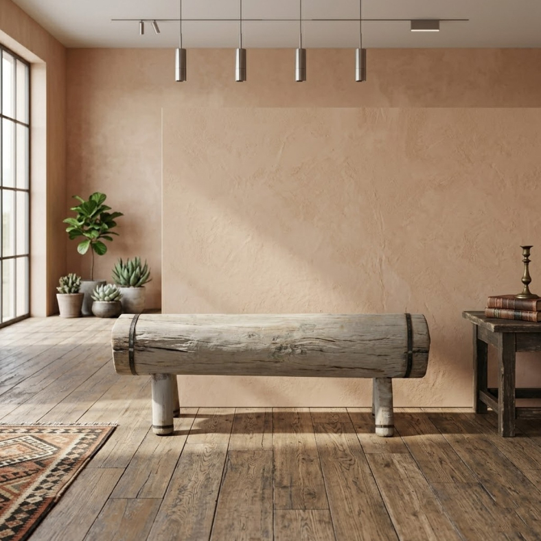 Hande Wooden Bench