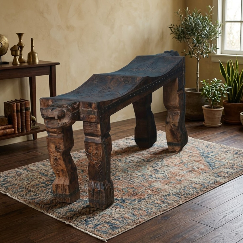 Harika Wooden Bench