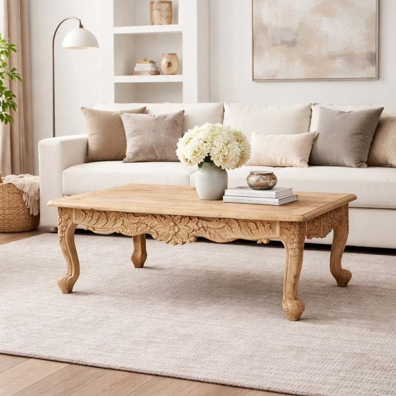 Veronica Wooden Coffee Table