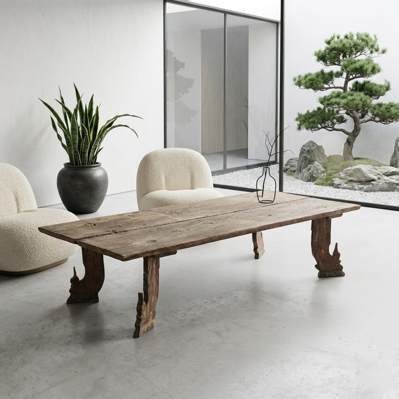 Leandra Wooden Coffee Table