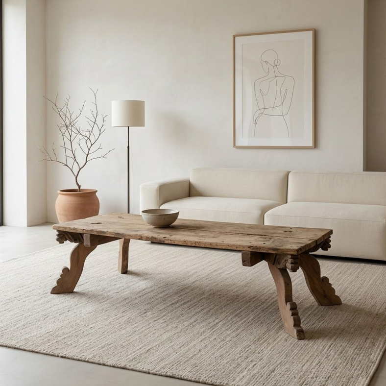 Maura Wooden Coffee Table