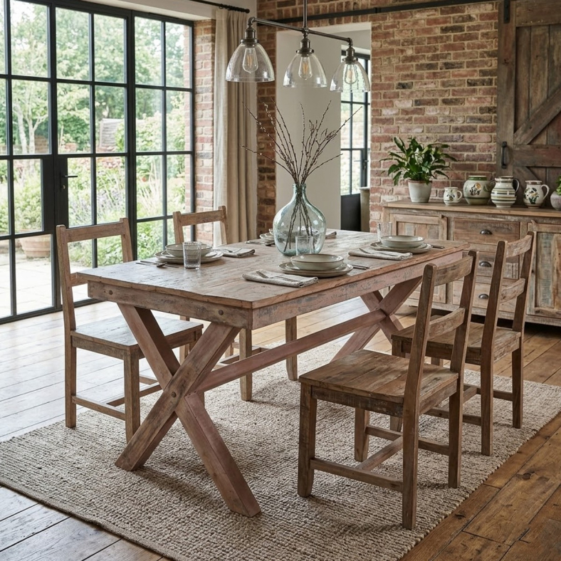 Ilham Wooden Dining Table
