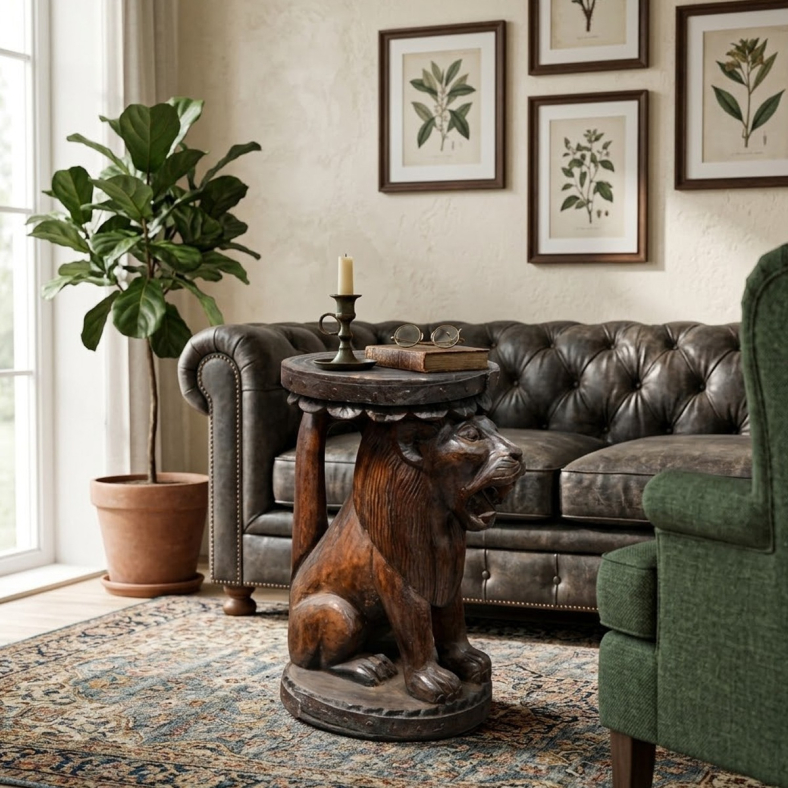 Asra Wooden End Table
