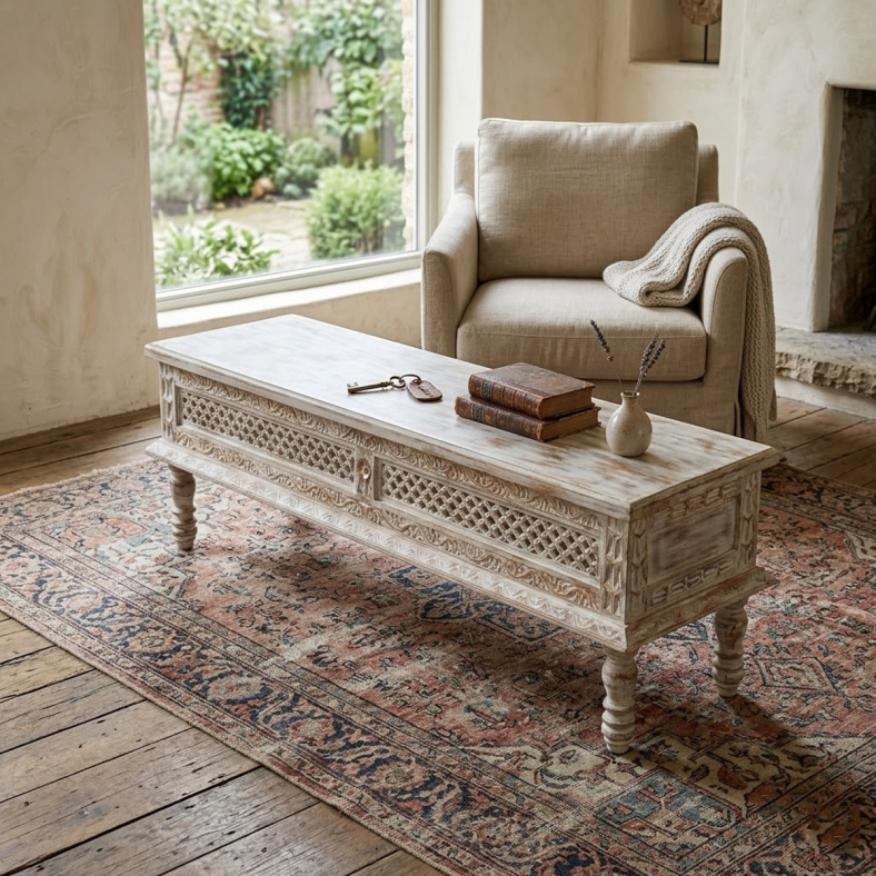 Anisa Wooden Trunk