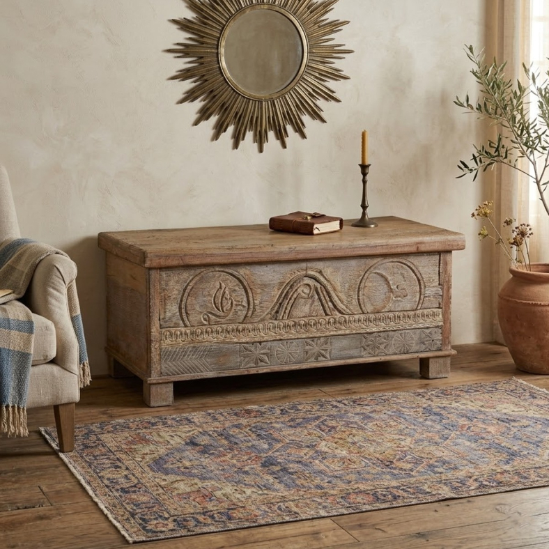 Halima Wooden Trunk