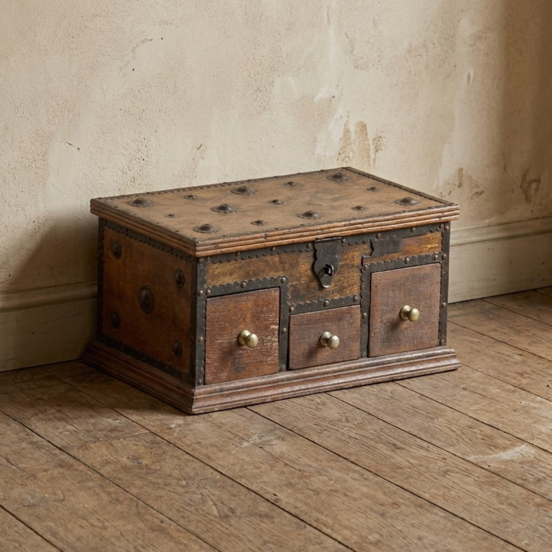 Tasnim Wooden Trunk