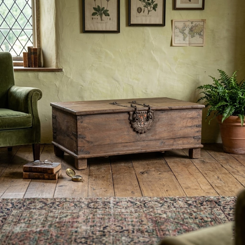 Zaahira Wooden Trunk