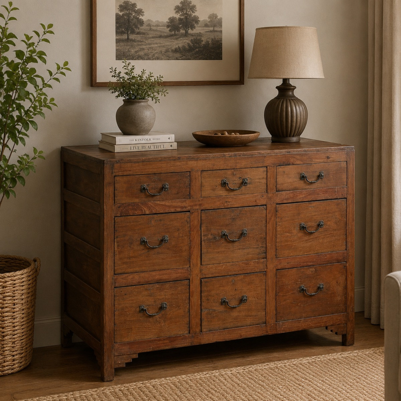 Yasirah Wooden Chest Of Drawers