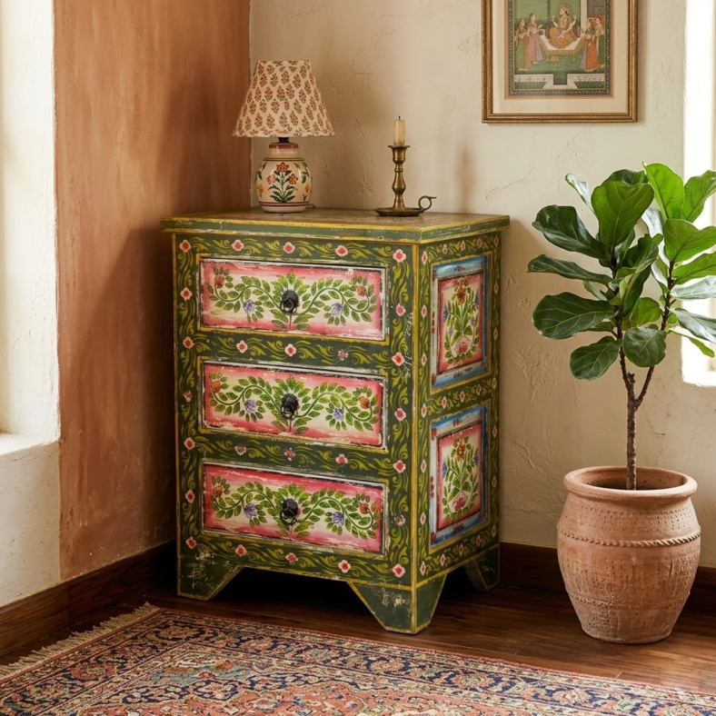 Sadiya Wooden Chest Of Drawers