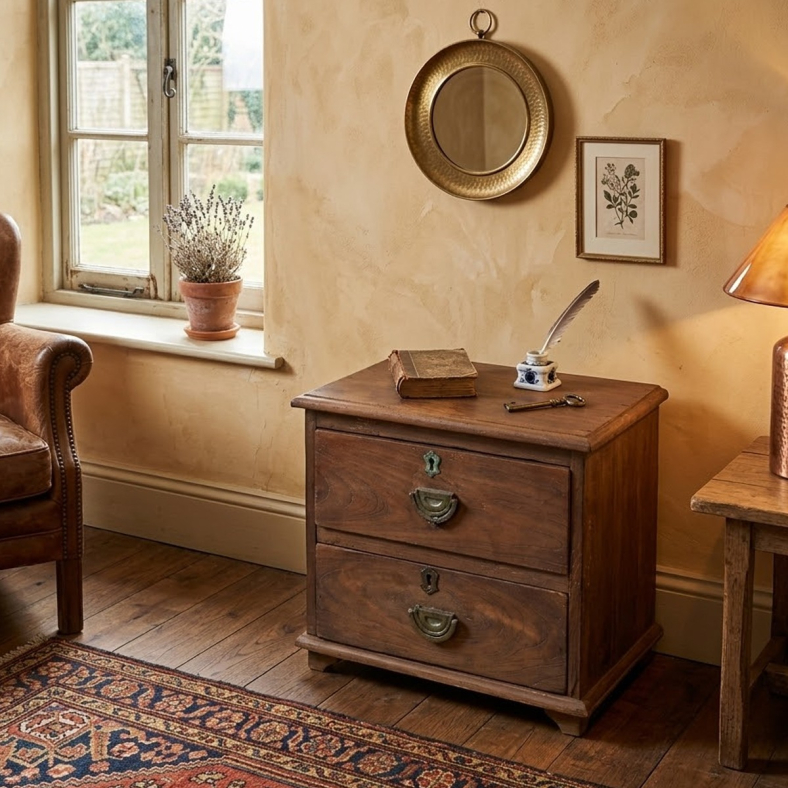 Nawal Wooden Chest of Drawers