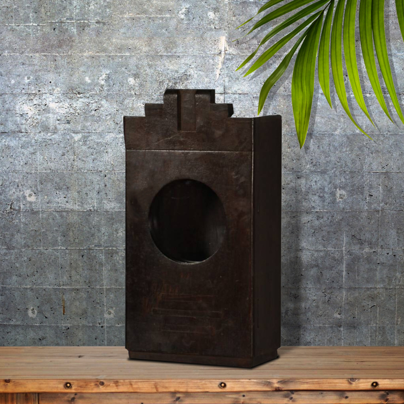 Assan Wooden Clock Box