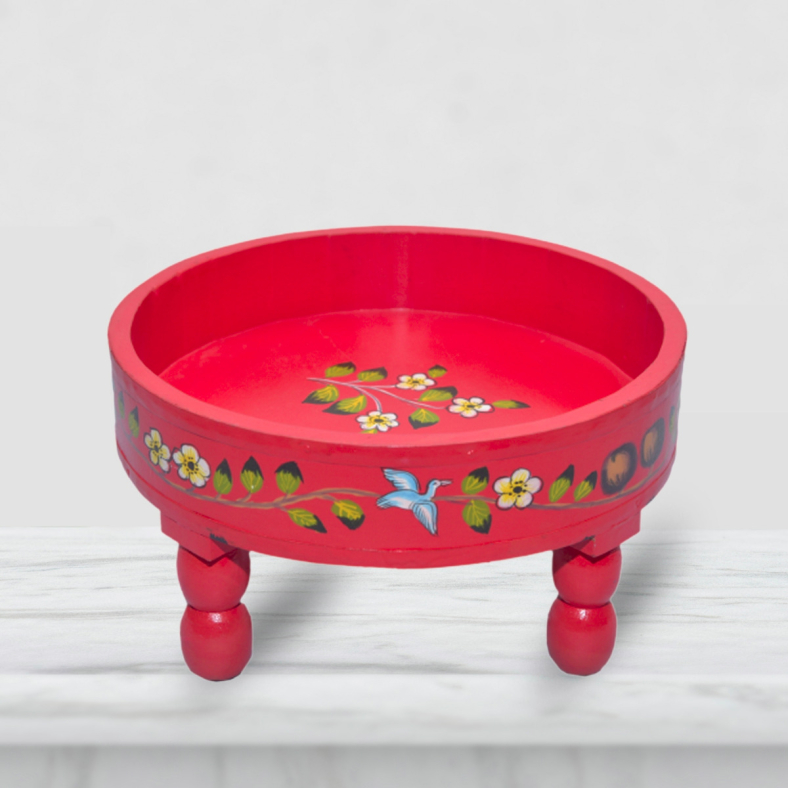 Sofia Handpainted Wooden Bajot Table 