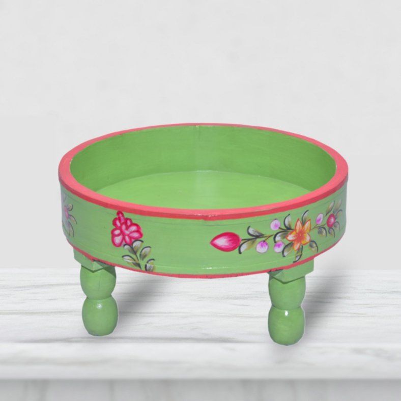 Sophos Handpainted Wooden Bajot Table 