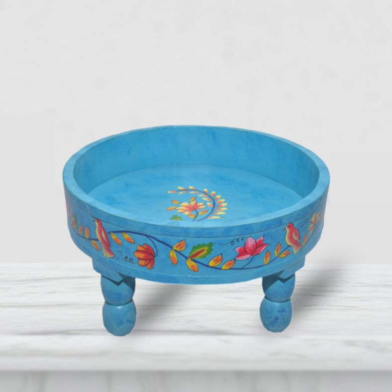 Sousanna Handpainted Wooden Bajot Table 