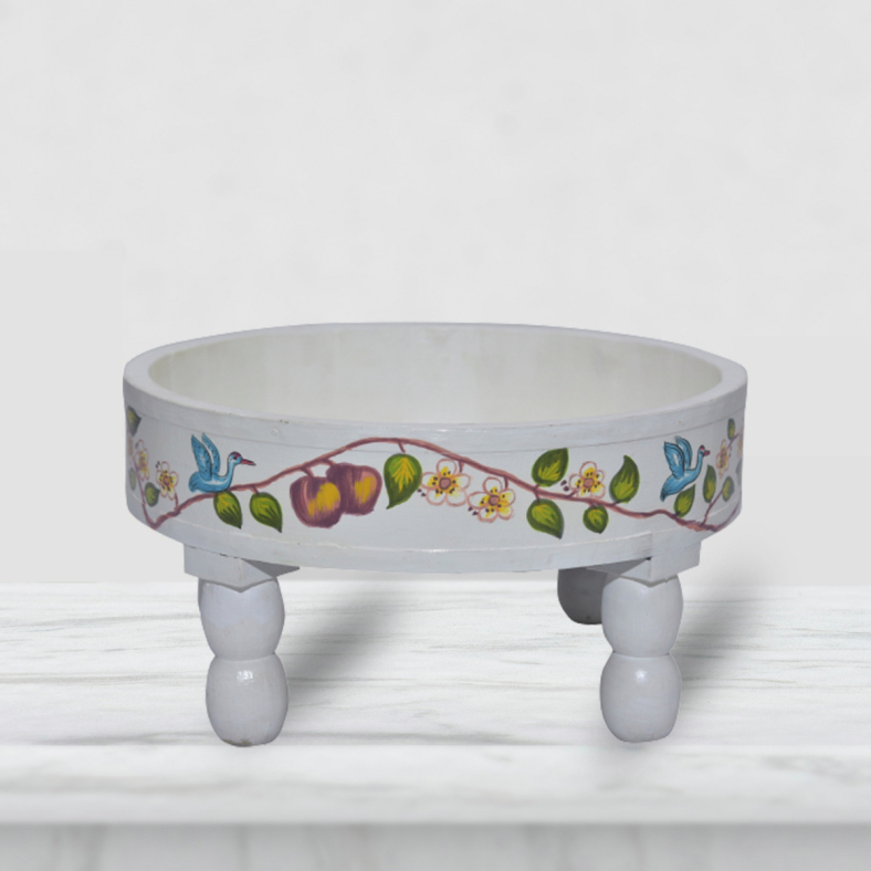Takis Handpainted Wooden Bajot Table 