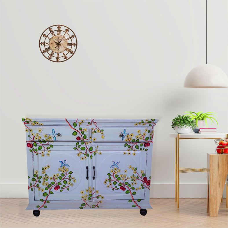 Candace Floral Vintage Sideboard
