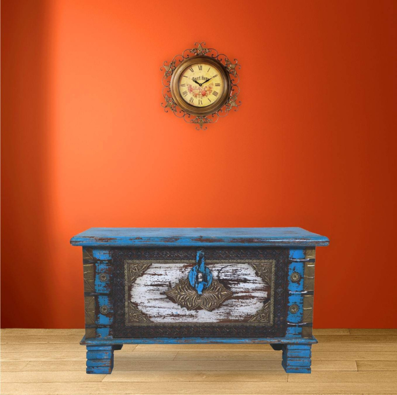 Ansel Wooden Trunk Box