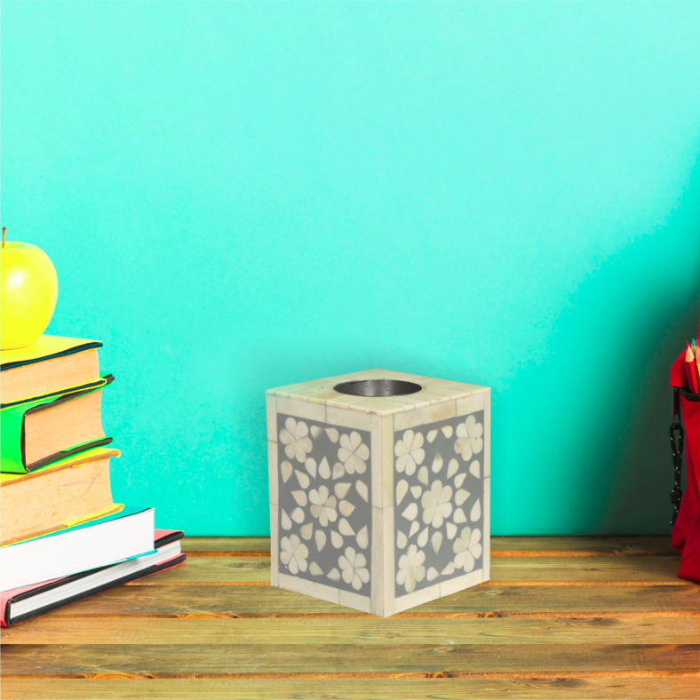 Ayten Bone Inlay Pencil Stand 