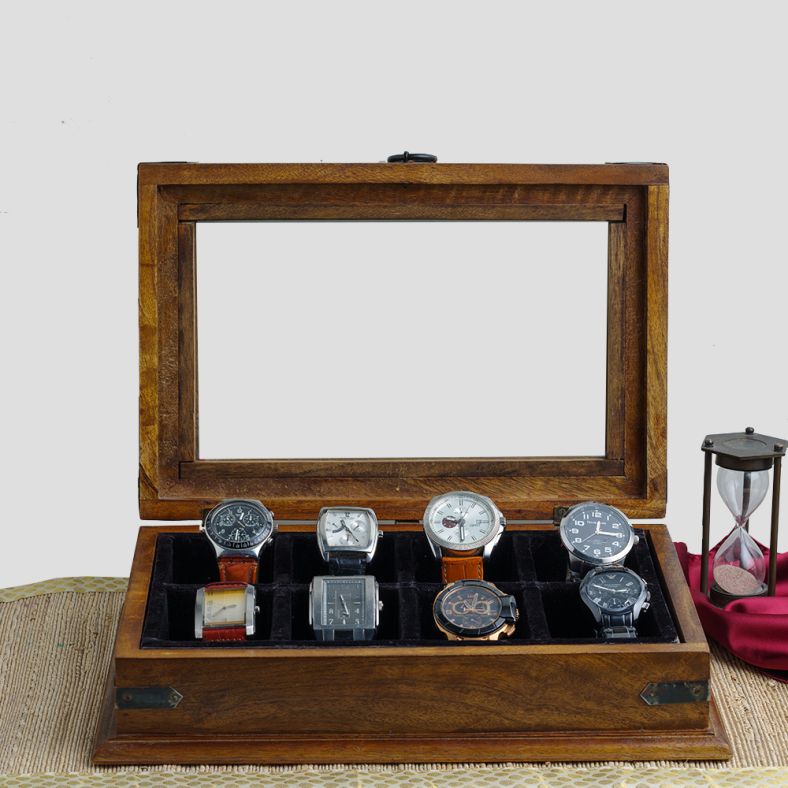 Watch Out Wooden Watch Organiser 