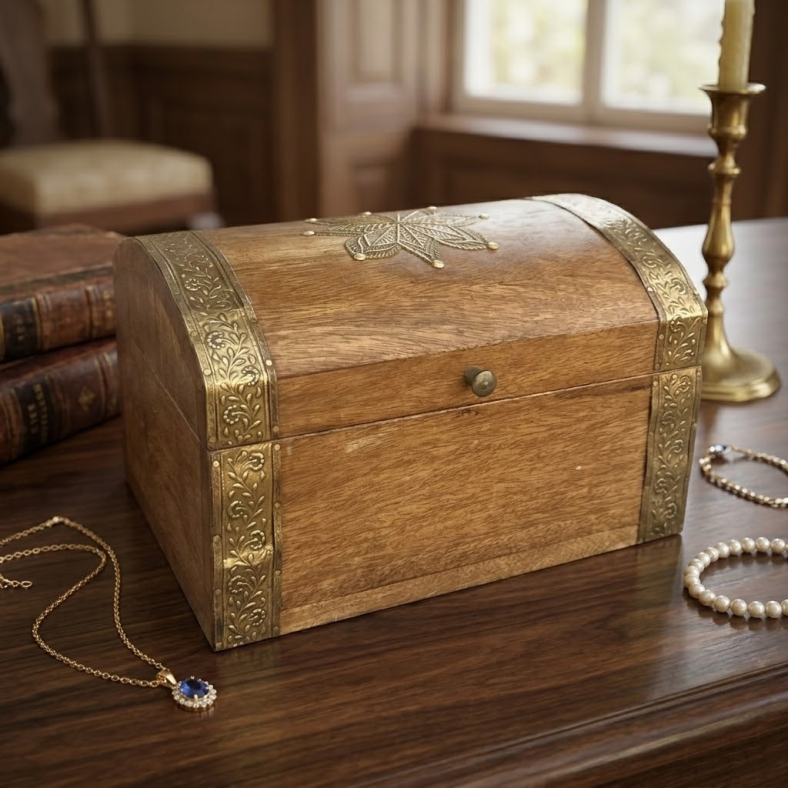 Khons Wooden Jewellery Box 