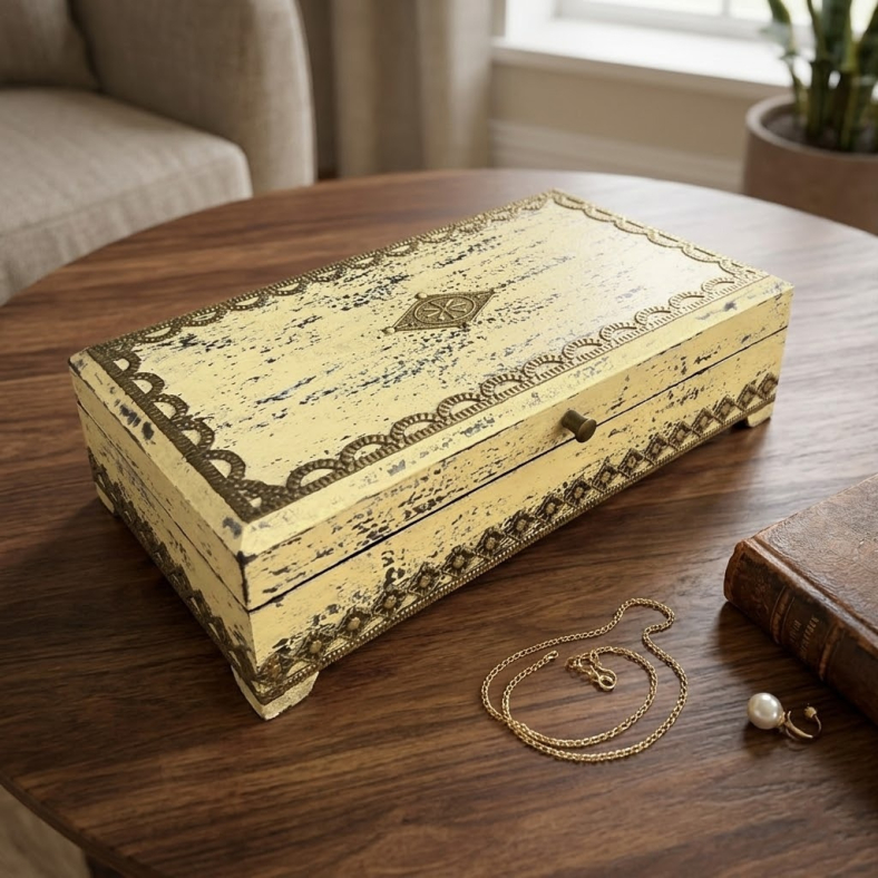 Ligeia Wooden Jewellery Box