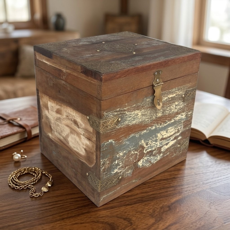 Asim Wooden Jewellery Box