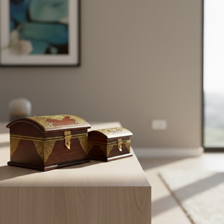 Serapha Wooden Box Set of 2