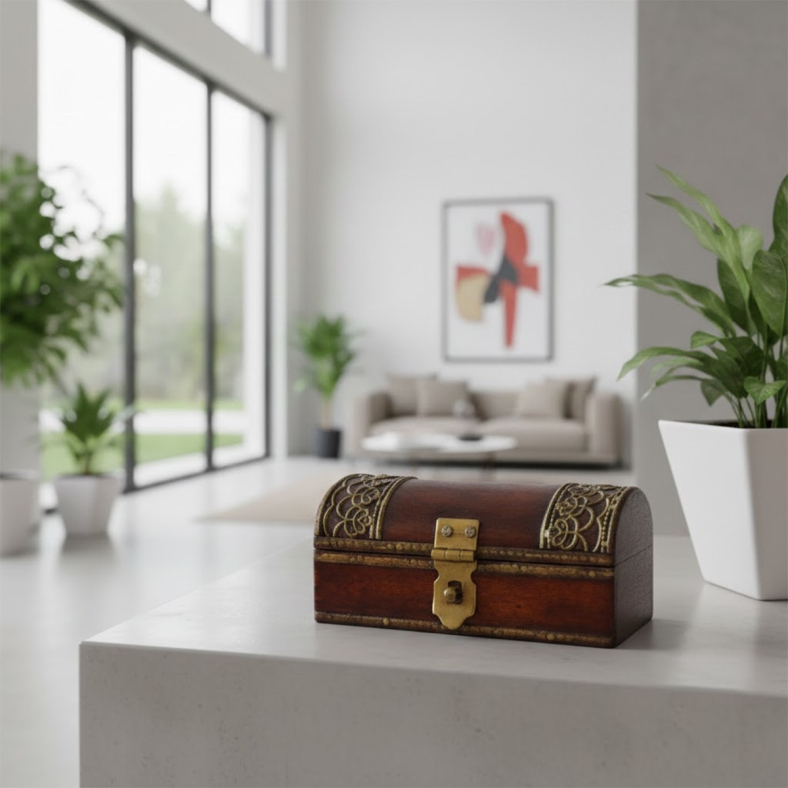 Selira Wooden Box
