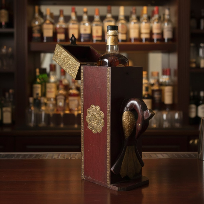 Marlune Wooden Bottle Box