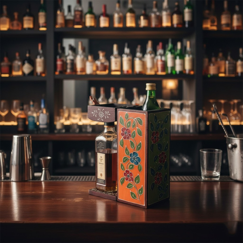 Fayden Wooden Bottle Box