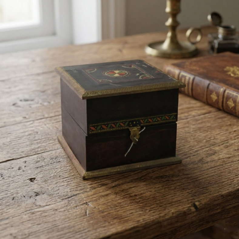 Mehreen Wooden Painted Box