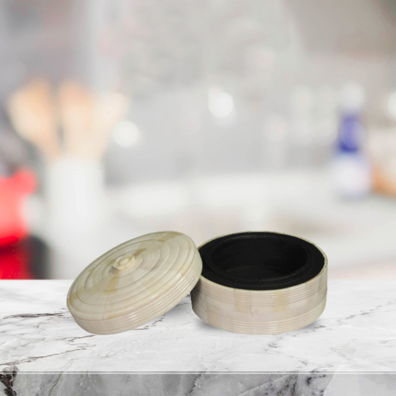 Aygen Round Bone Inlay Box