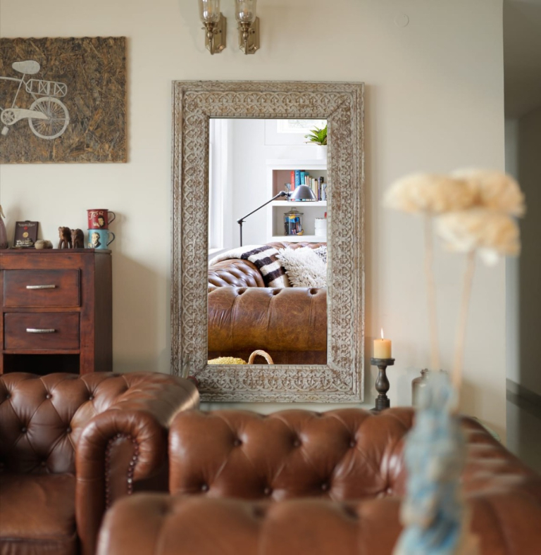 Sura Carved Wall Mirror 