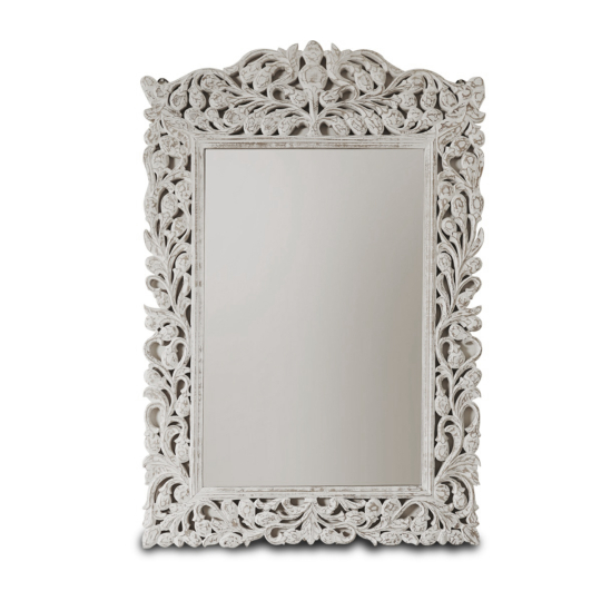 Kia Carved Wooden Mirror 