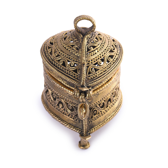 Dhokra Sylvar Jewelry Box