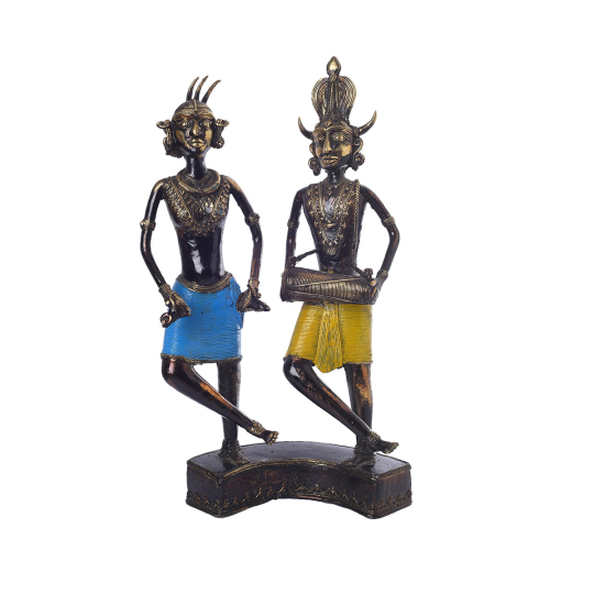 Dhokra Madia Madin Tribal Musician Set