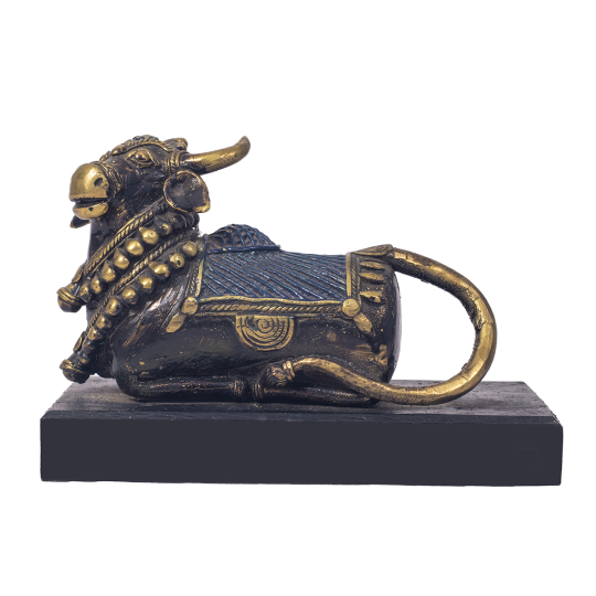 Dhokra Nandi Sitting On Stand 