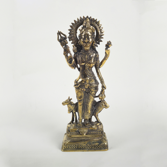 Dhokra Shiv-Parvati statue