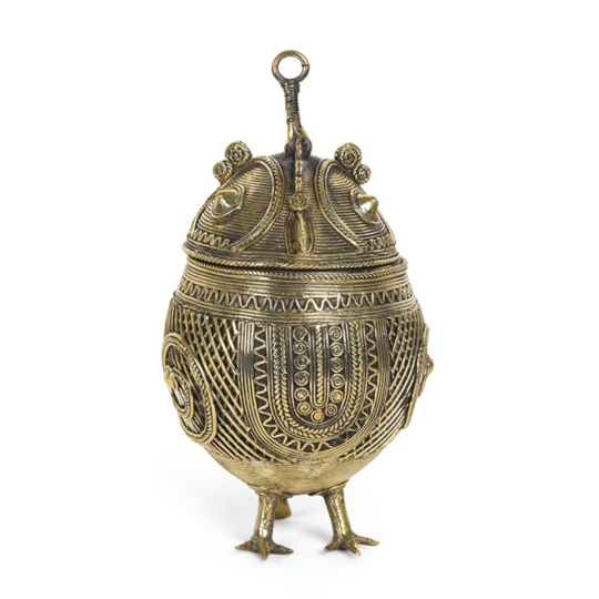 Dhokra Owl Jewellery Box  