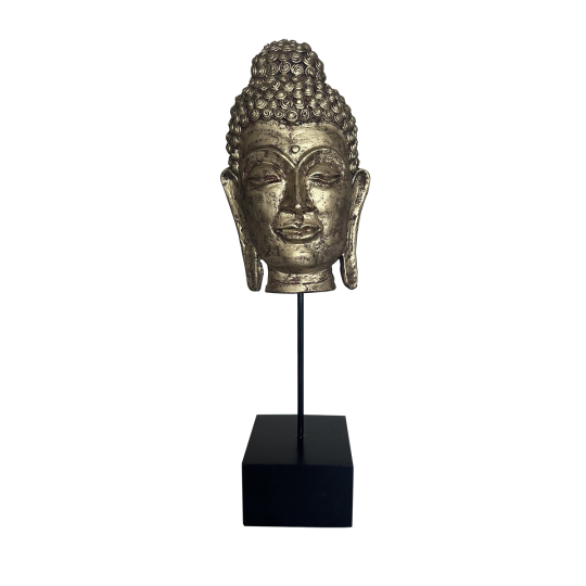 Buddha Gold Head Sculpture 
