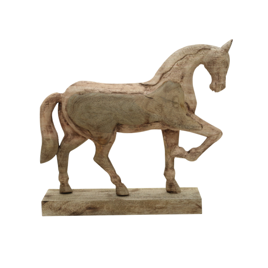 Bakari Wooden Horse Sculpture 