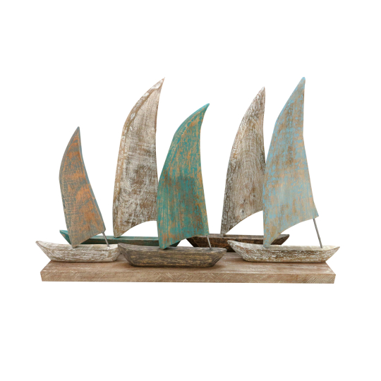 Urbi Wooden Sailing Boats Set of 5