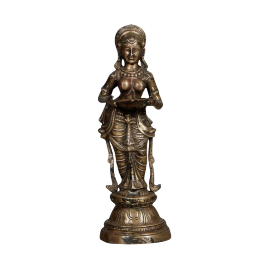 Naufal Brass Lady Statue