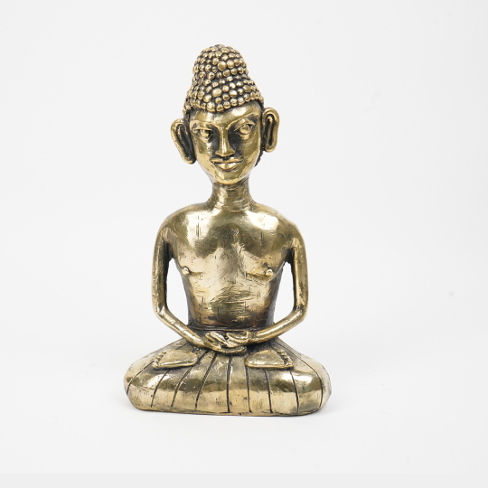 Dhokra Buddha Figurine